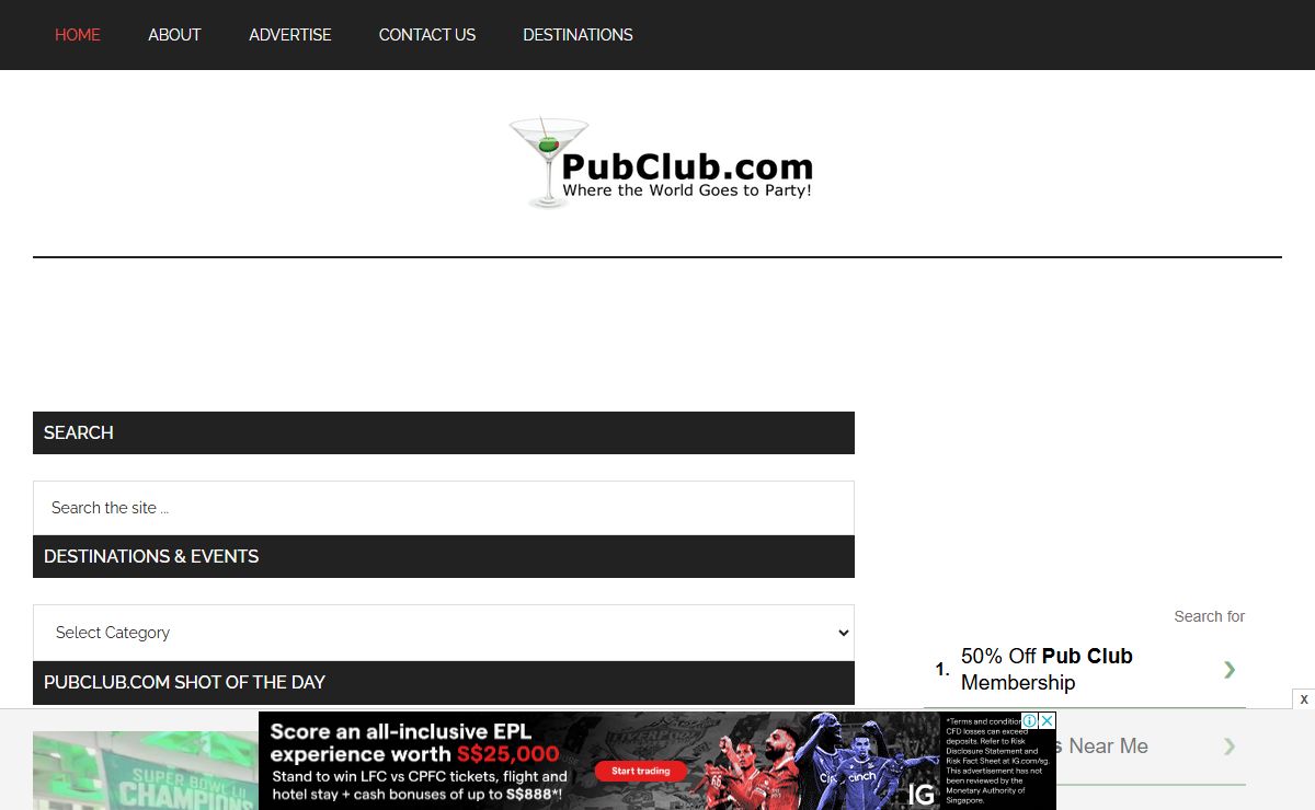 World's Best Nightlife, Bars, Pubs, Clubs, Pop Culture, Lifestyle & Travel News Guide – PubClub.com