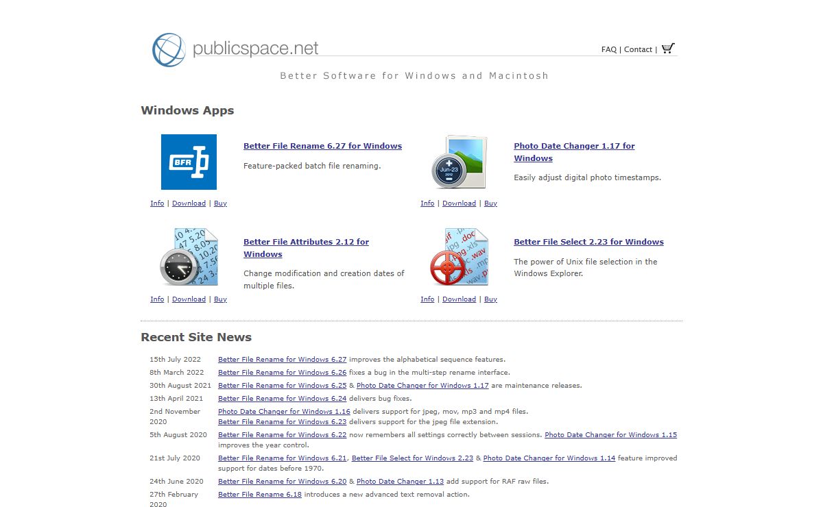 publicspace.net - Better Software for Macintosh and Windows