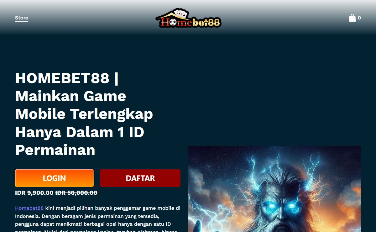 HOMEBET88 | Mainkan Game Mobile Terlengkap Hanya Dalam 1 ID Permainan