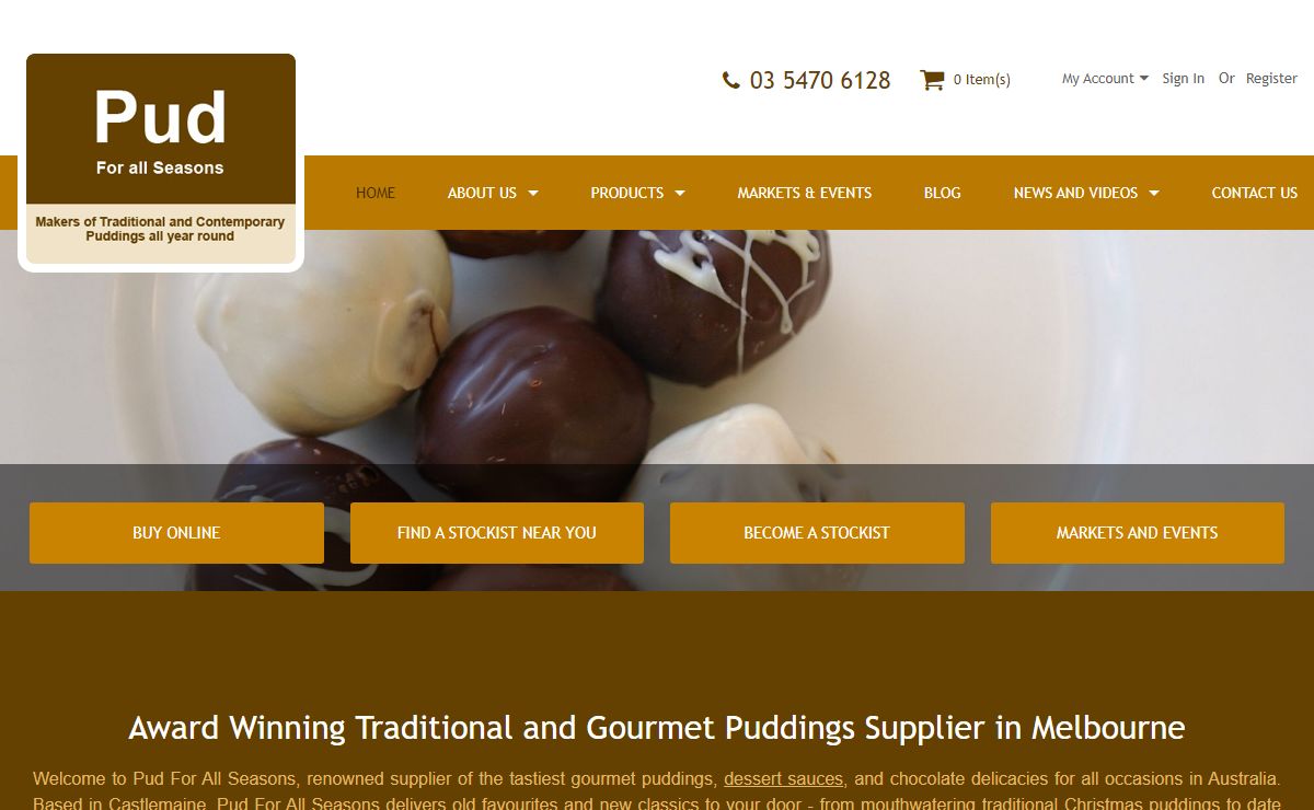 Award Winning Homemade Gourmet Puddings | Pud For All Seasons