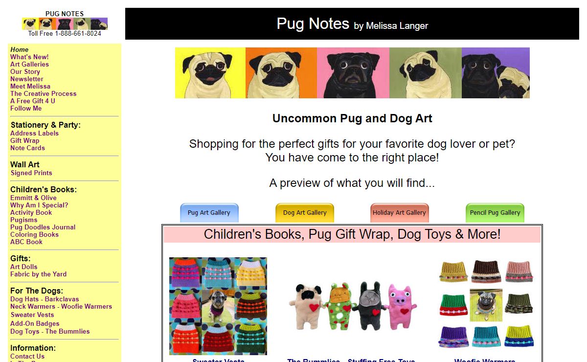 Pug Art and Gifts - Unique Pug Products for Pug Lovers