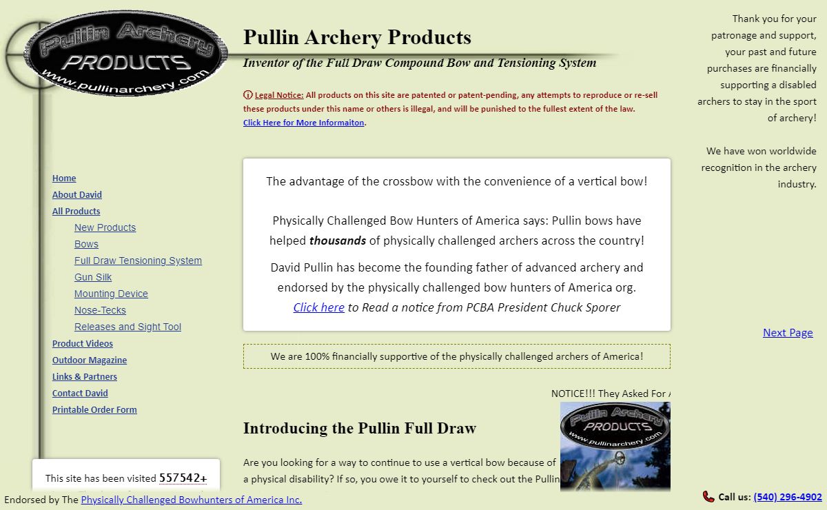 Pullin Archery - specializing in conversion products for disabled archers