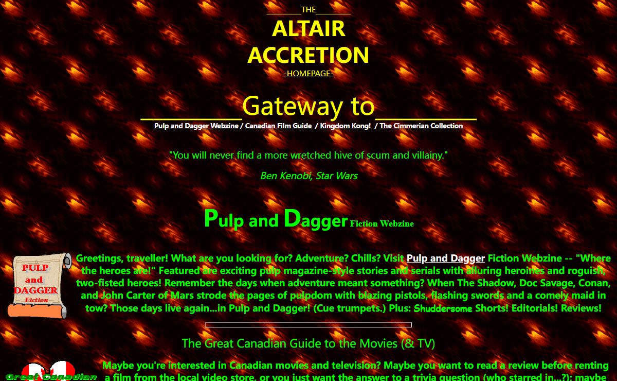 Altair Accretion Homepage