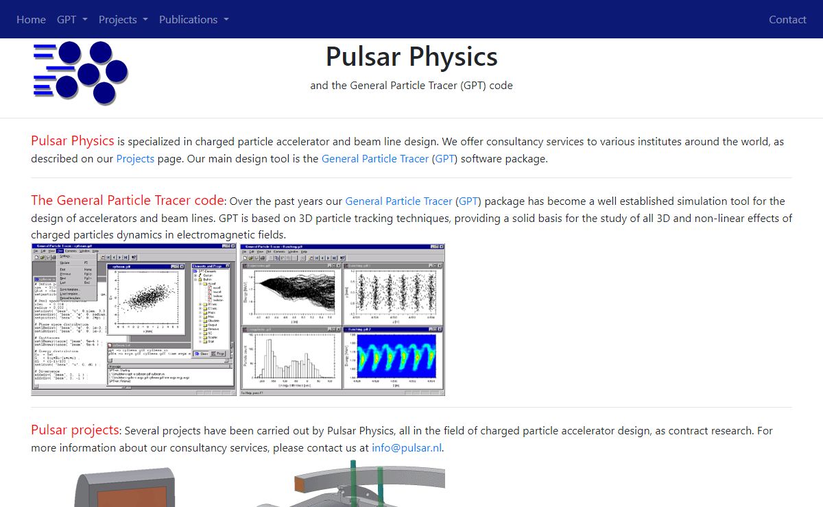 Pulsar Physics and the General Particle Tracer (GPT) code