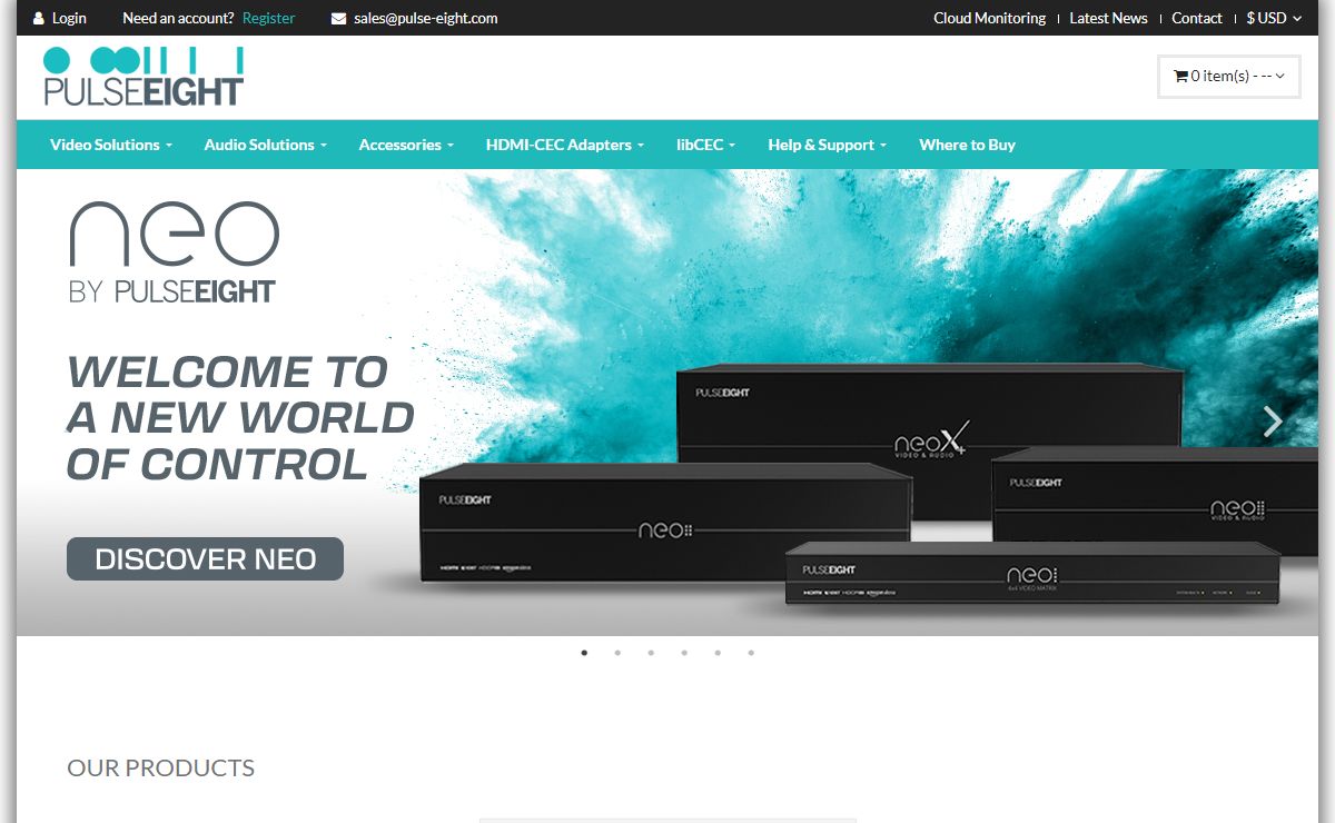 Pulse-Eight - Ultra HD Distribution and Control Products