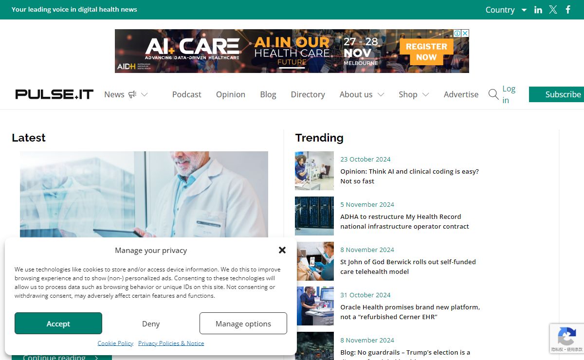 Pulse+IT News | Your leading voice in digital health news