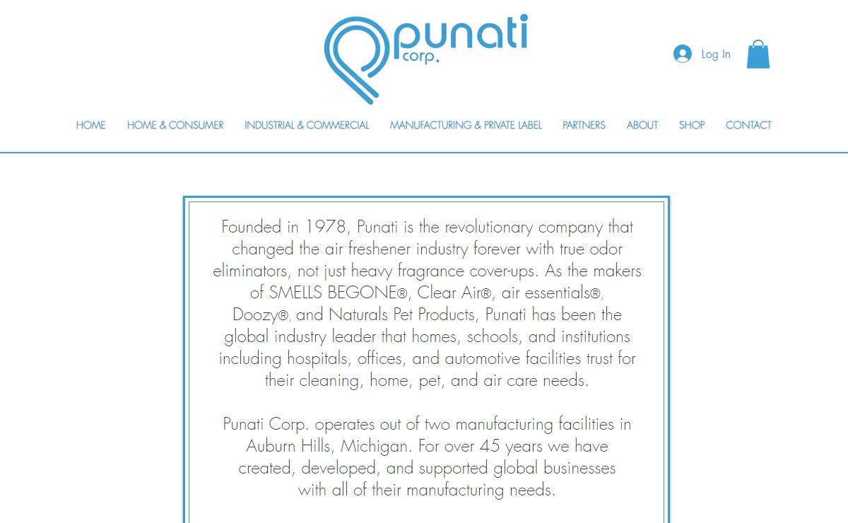 Home and Air Care Products | Punati Chemical Corp.