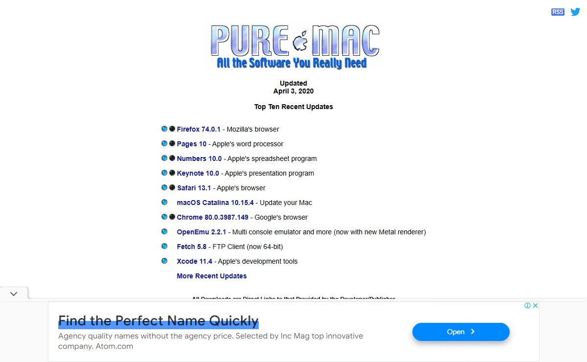Pure Mac: Software for Mac