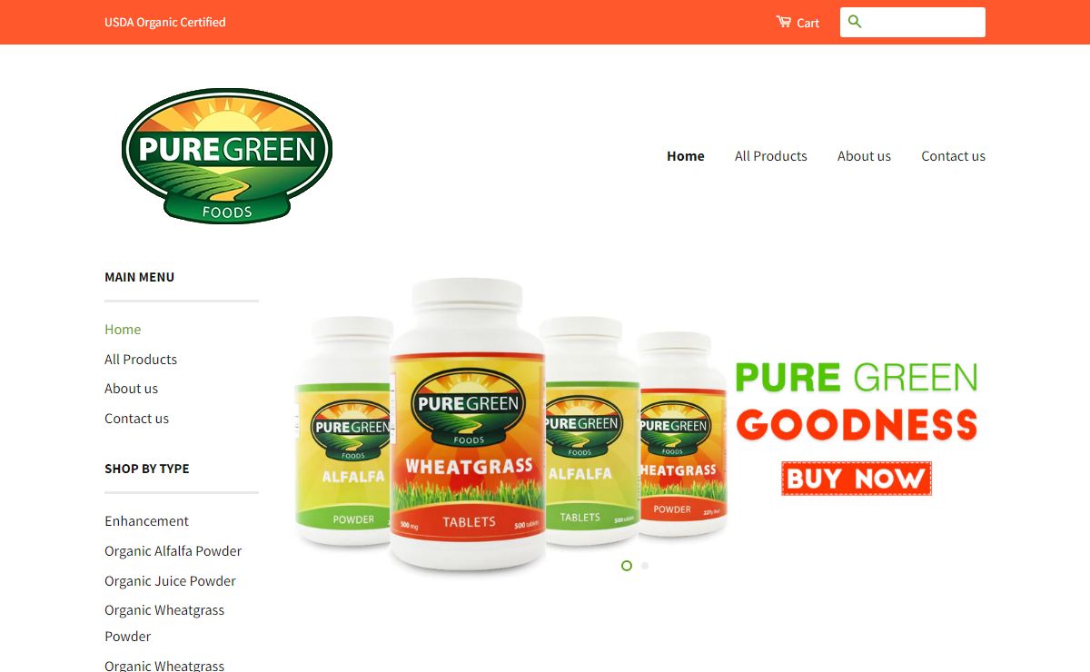 Natural & Organic Vegan Suplements – Pure Green Foods
