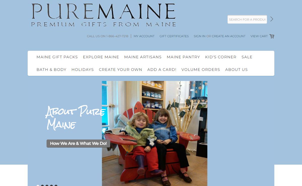 Pure Maine - Specialty Maine-made products & gifts.