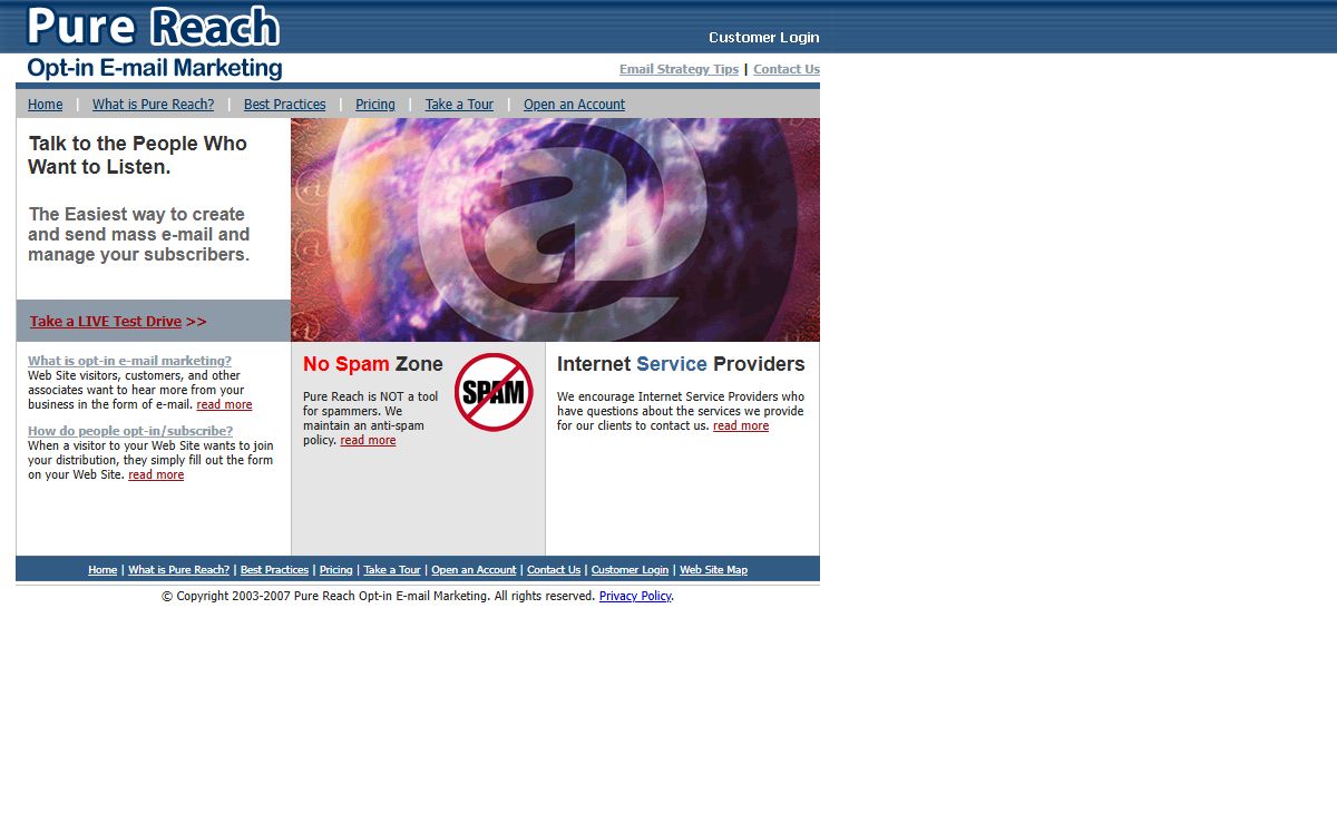 Email Newsletters, eZines, and Email Blasts - Pure Reach Opt-in E-mail Marketing