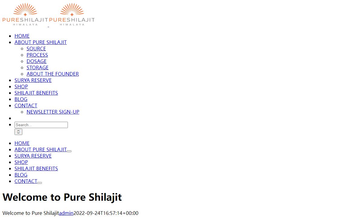 Welcome to Pure Shilajit - Pure Shilajit. The Finest Himalayan Shilajit. Sourced, Harvested and Purified at Altitude.