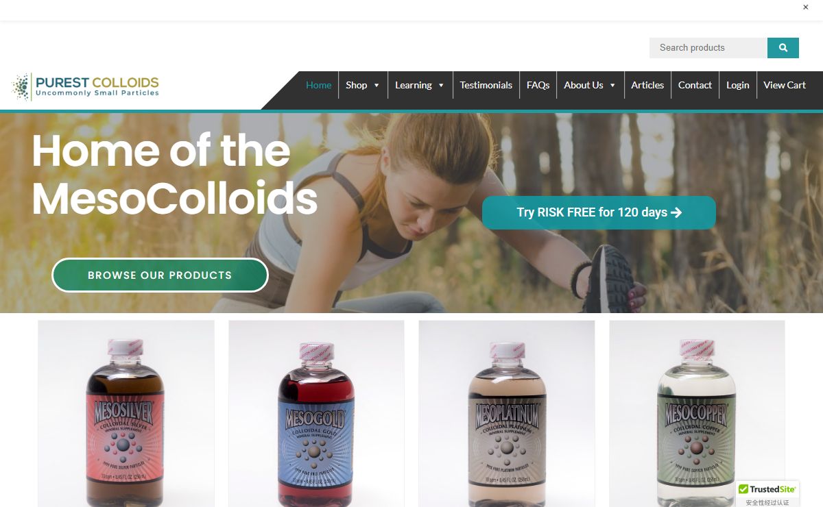 Purchase Our Finest Meso Colloids Products | Purest Colloids