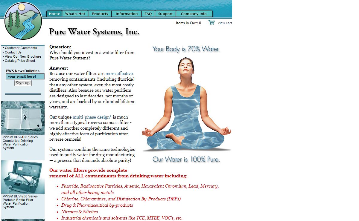 Pure Water Systems - BEV Reverse Osmosis + Deionization Drinking Water Filters Remove Fluoride, Radioactivity, Heavy Metals, Pharmaceuticals, Hexavalent Chromium & Arsenic, bacteria, cyst, virus Water Purifiers