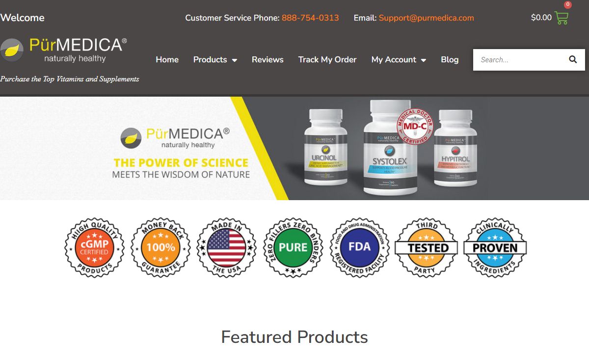 PurMEDICA - Purchase the Top Vitamins and Supplements