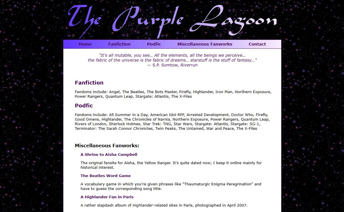 The Purple Lagoon