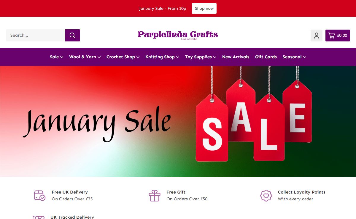 Crochet Cotton Knitting Wool Craft Supplies - Purplelinda Crafts