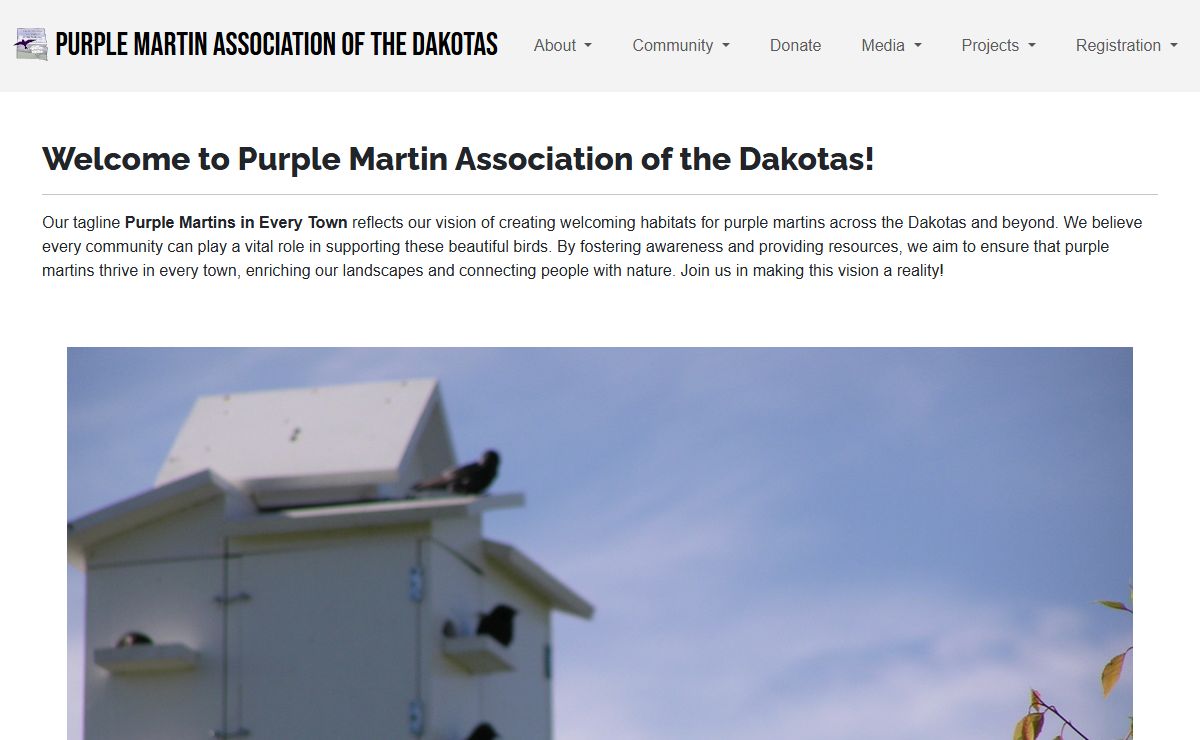 Home :: Purple Martin Association of the Dakotas