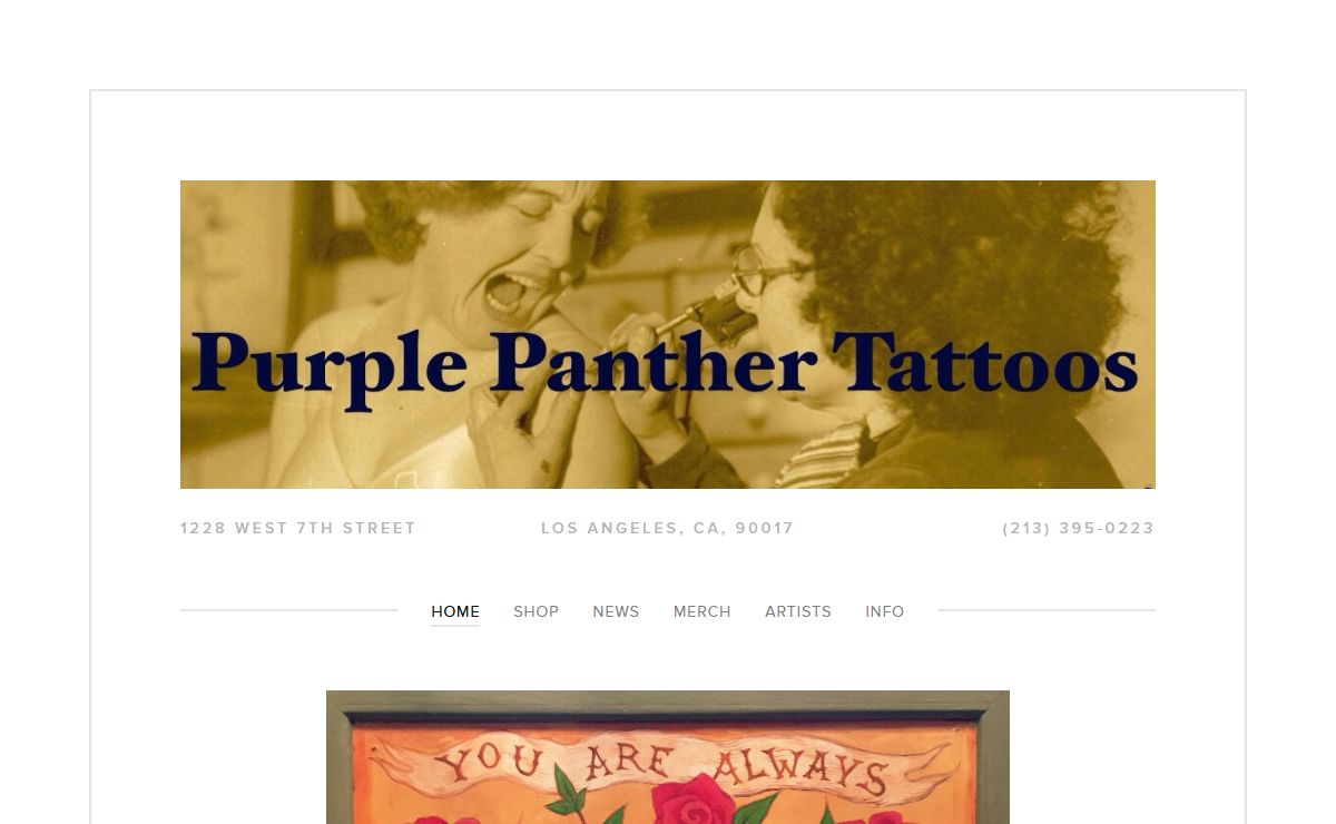 Purple Panther Tattoos