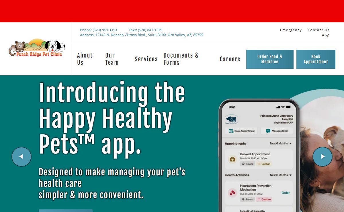 Homepage | Pusch Ridge Pet Clinic