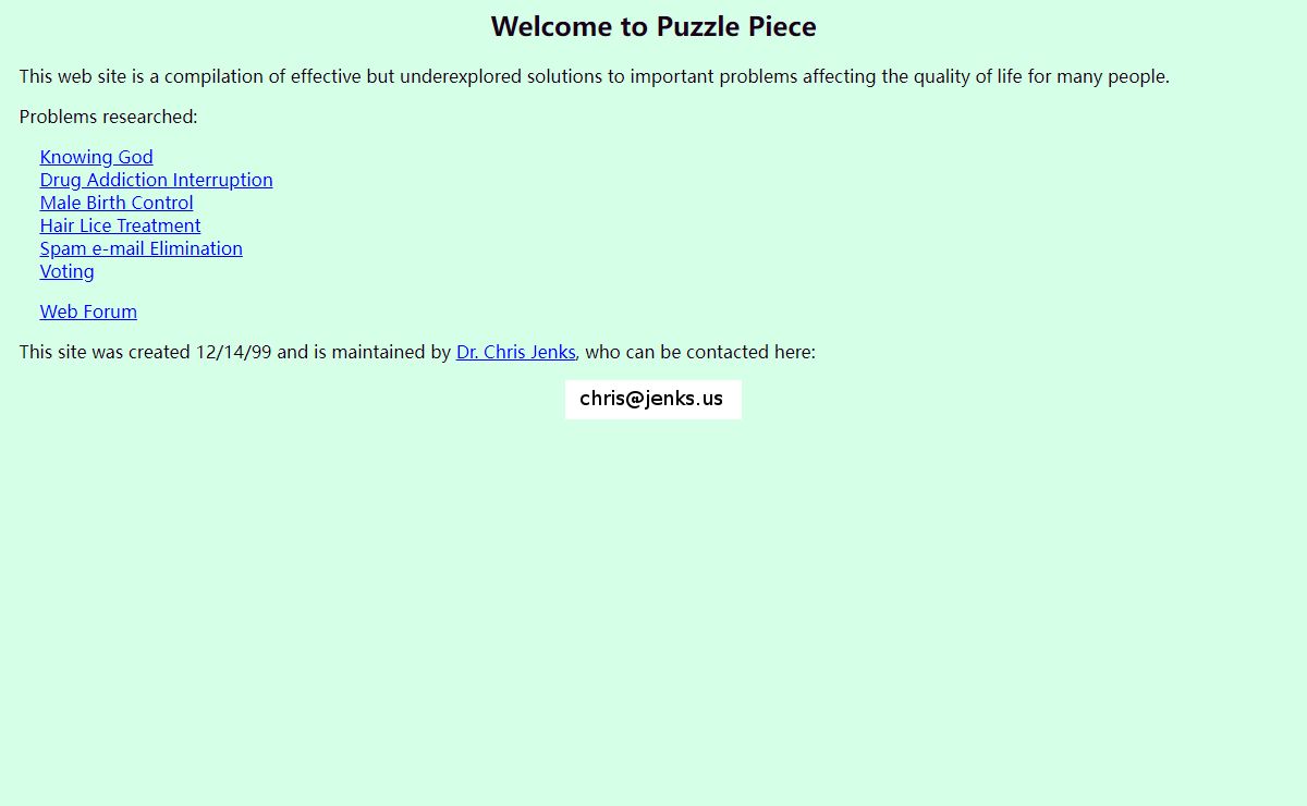 Puzzle Piece!