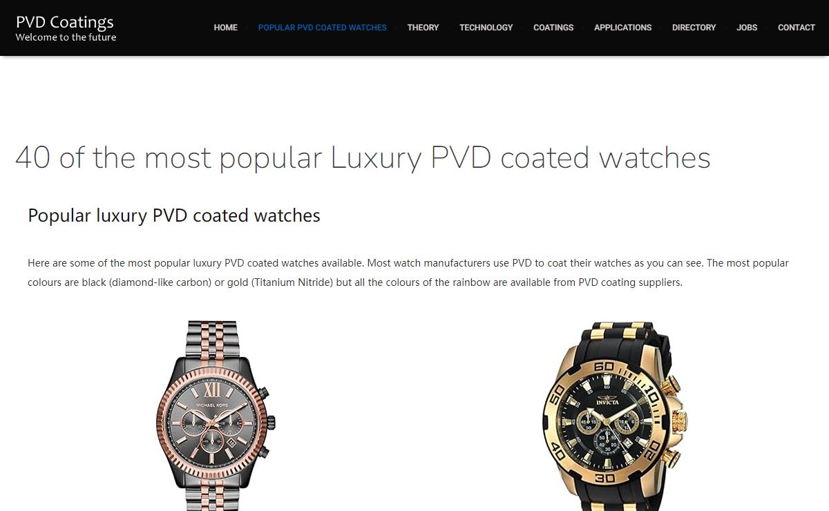 Home | PVD Coatings