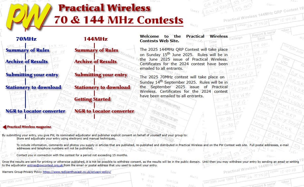 Practical Wireless Contests