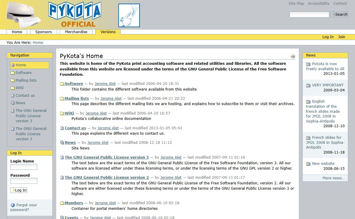 PyKota's Home — PyKota's Home