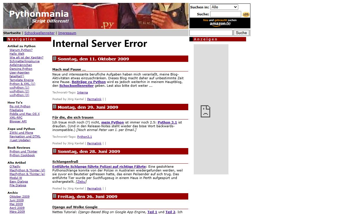 Pythonmania: Startseite