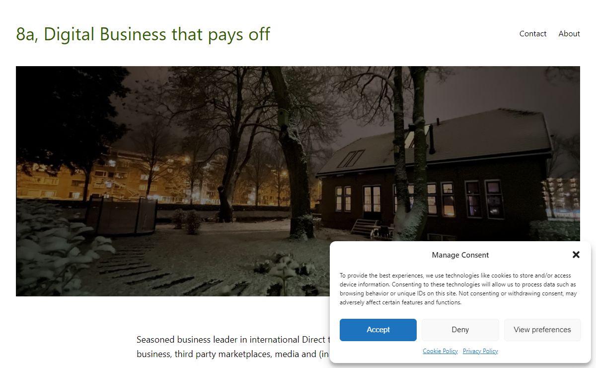 8a, Digital Business that pays off – ecommerce, marketplaces and performance marketing