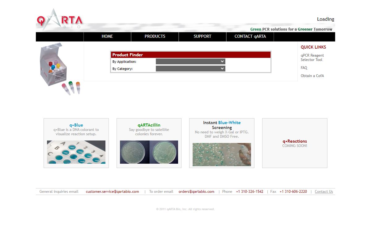 qARTA Bio - Earth-friendly PCR, qPCR, and other specialty reagents