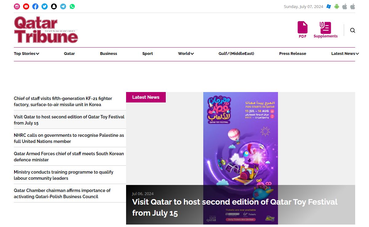 Qatar Tribune - Read Qatar Tribune on the go for unrivalled news coverage