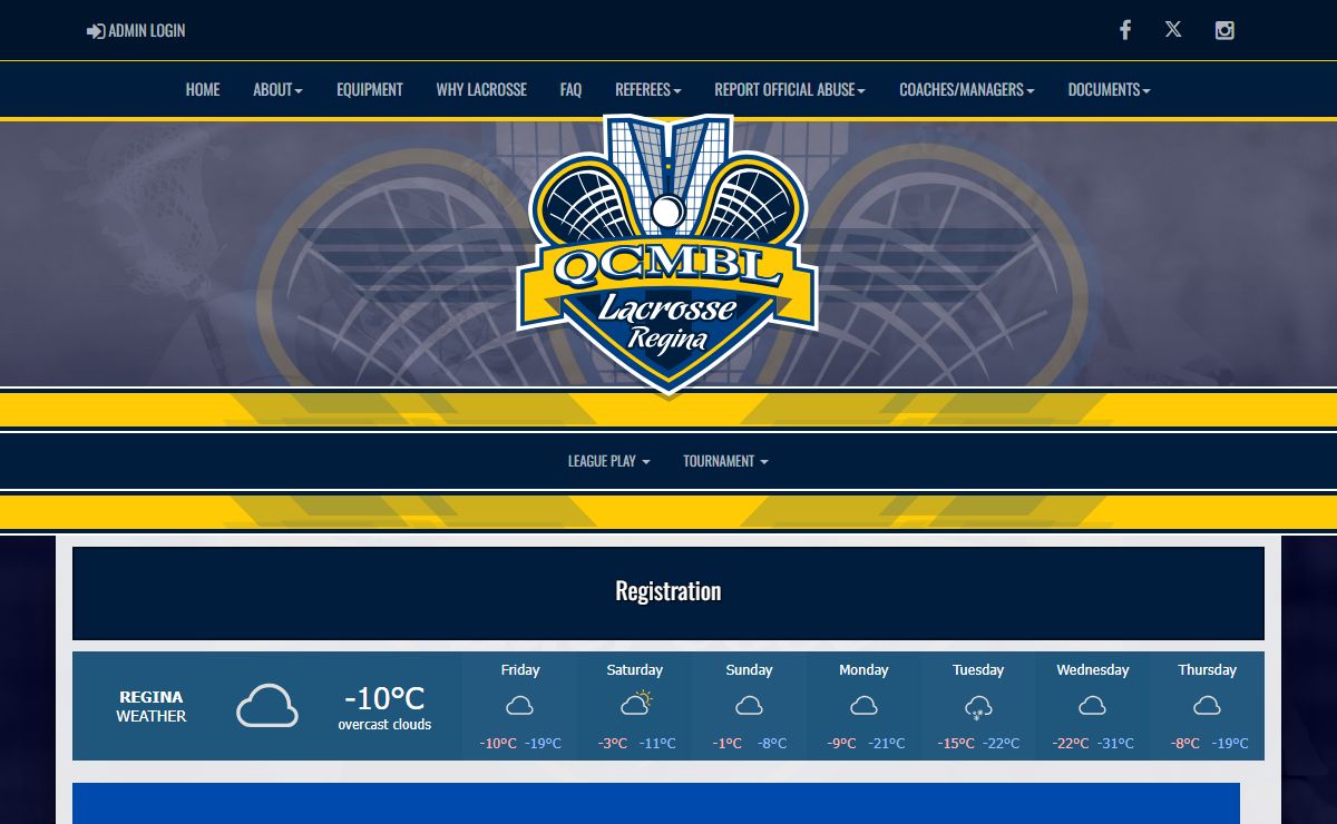 Queen City Minor Box Lacrosse : Website by RAMP InterActive