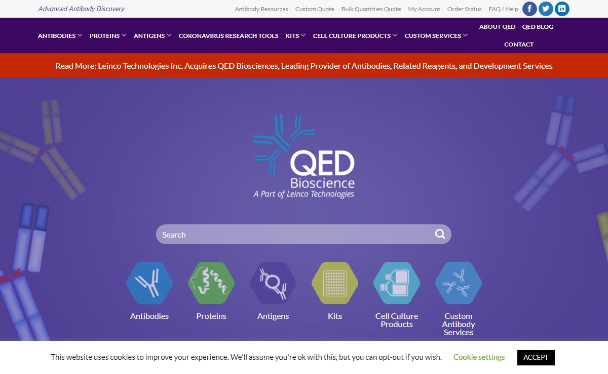 QED Bioscience Inc – Advanced Antibody Discovery