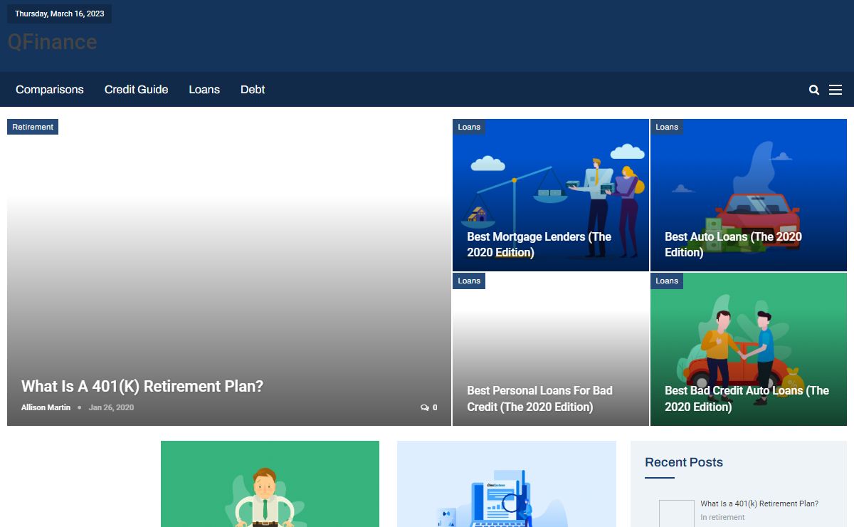 QFinance – Your Personal Finance Resource