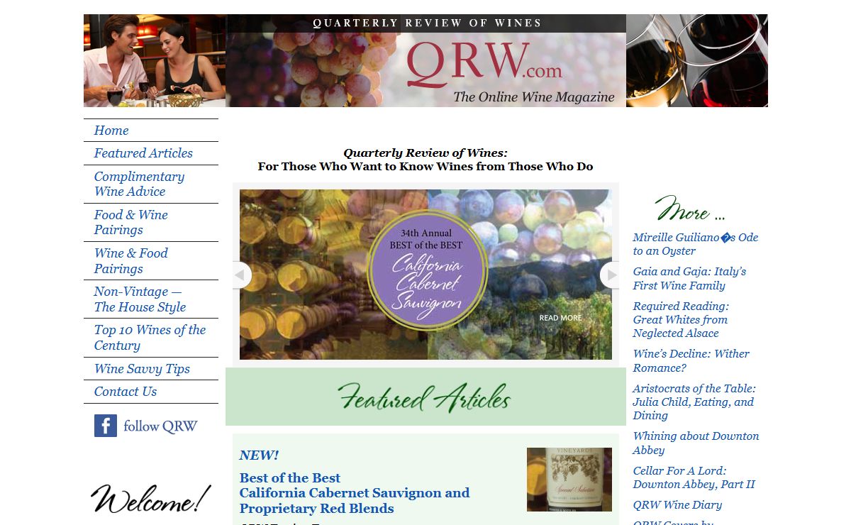 Quarterly Review of Wines :: home