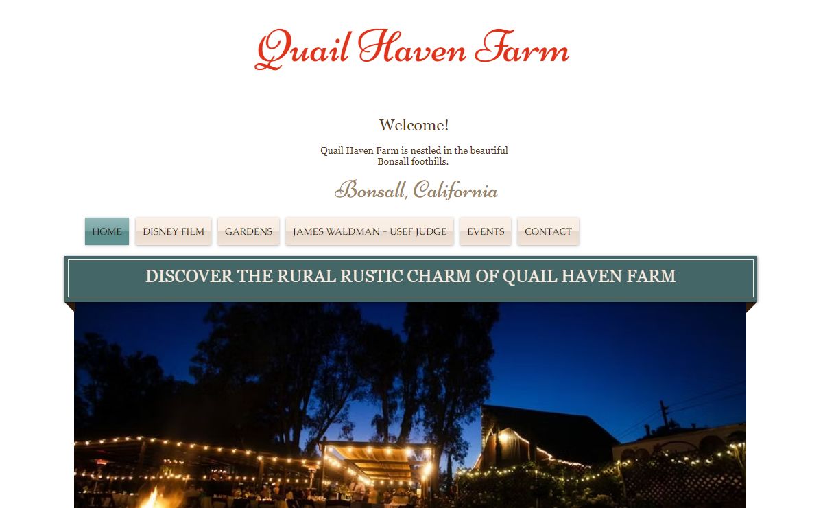 Quail Haven Farm/Hunter Jumper Training/San Diego