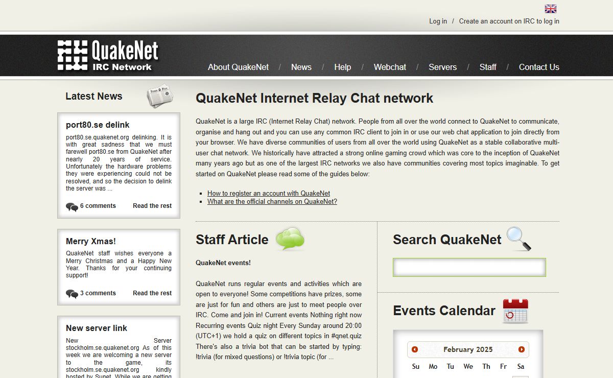 QuakeNet IRC Network