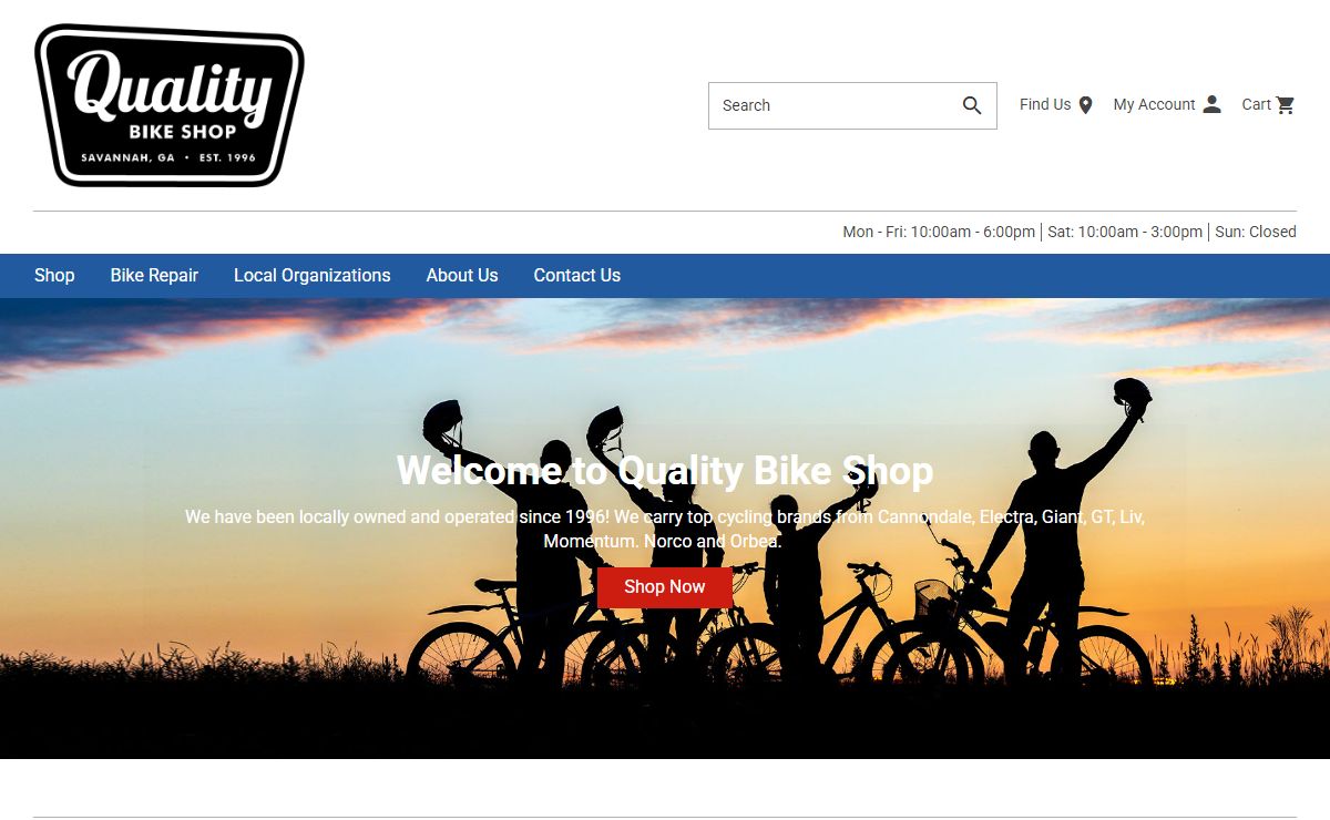 Quality Bike Shop | Savannah, Ga