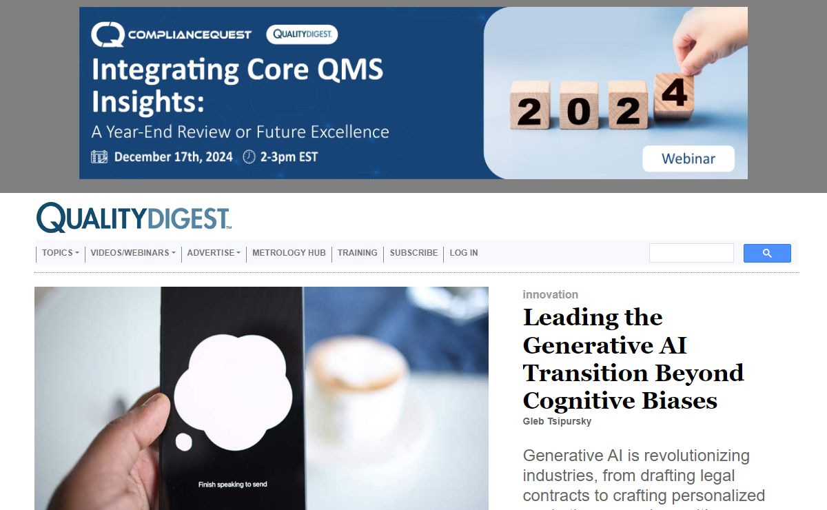 Today in Quality Digest | Quality Digest