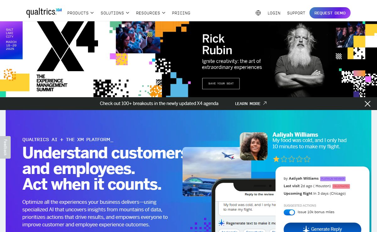 Qualtrics XM: The Leading Experience Management Software