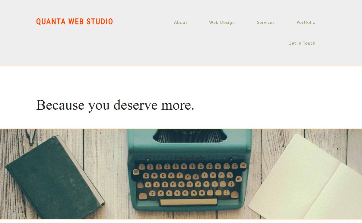 Quanta Web Studio | Because you deserve more.