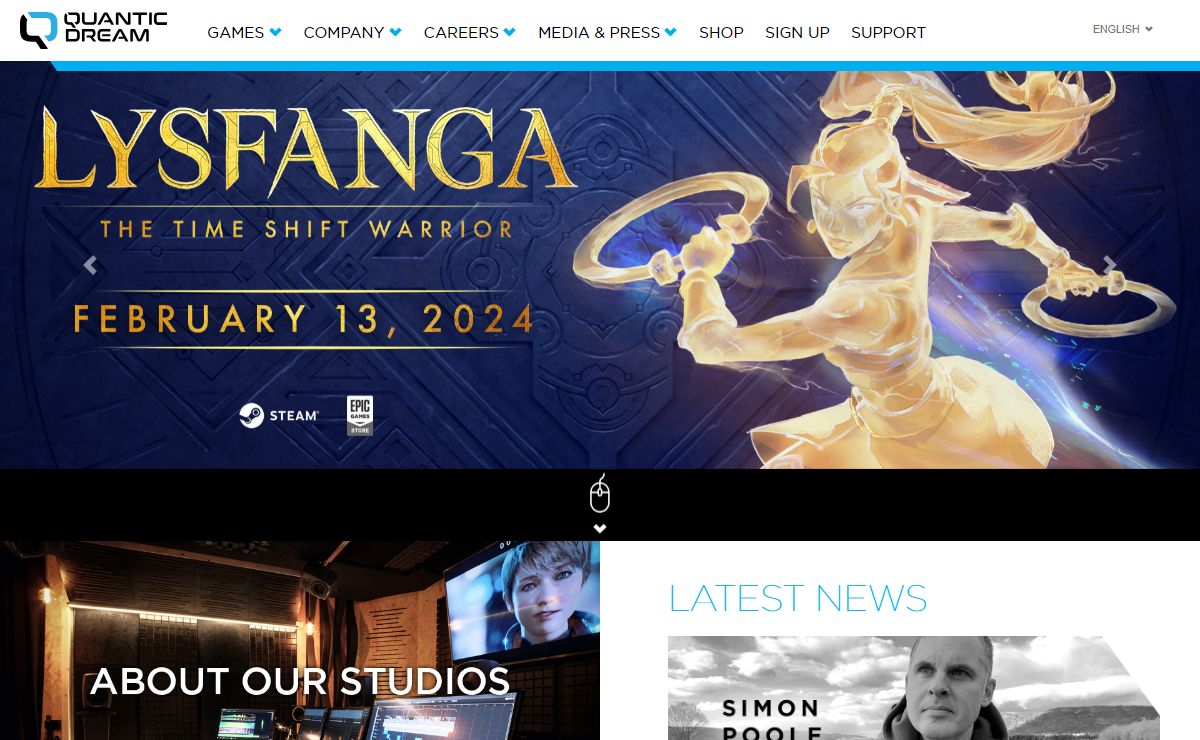 Quantic Dream - Official Site