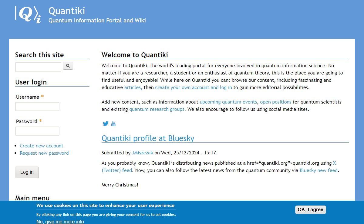 Quantiki | Quantum Information Portal and Wiki