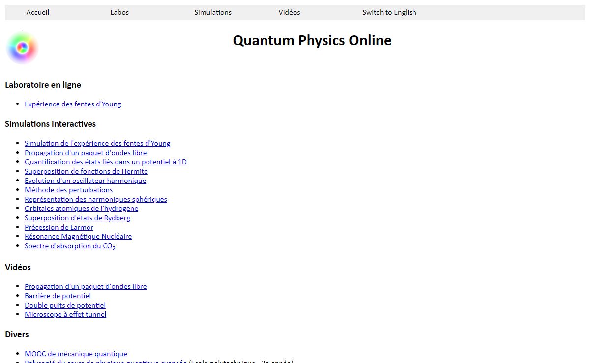 Quantum physics online