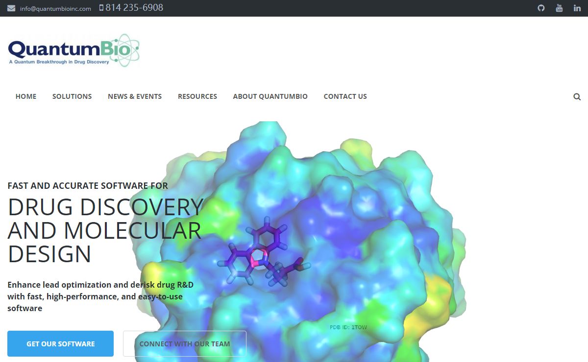 QuantumBio Inc. – A quantum breakthrough in drug discovery.