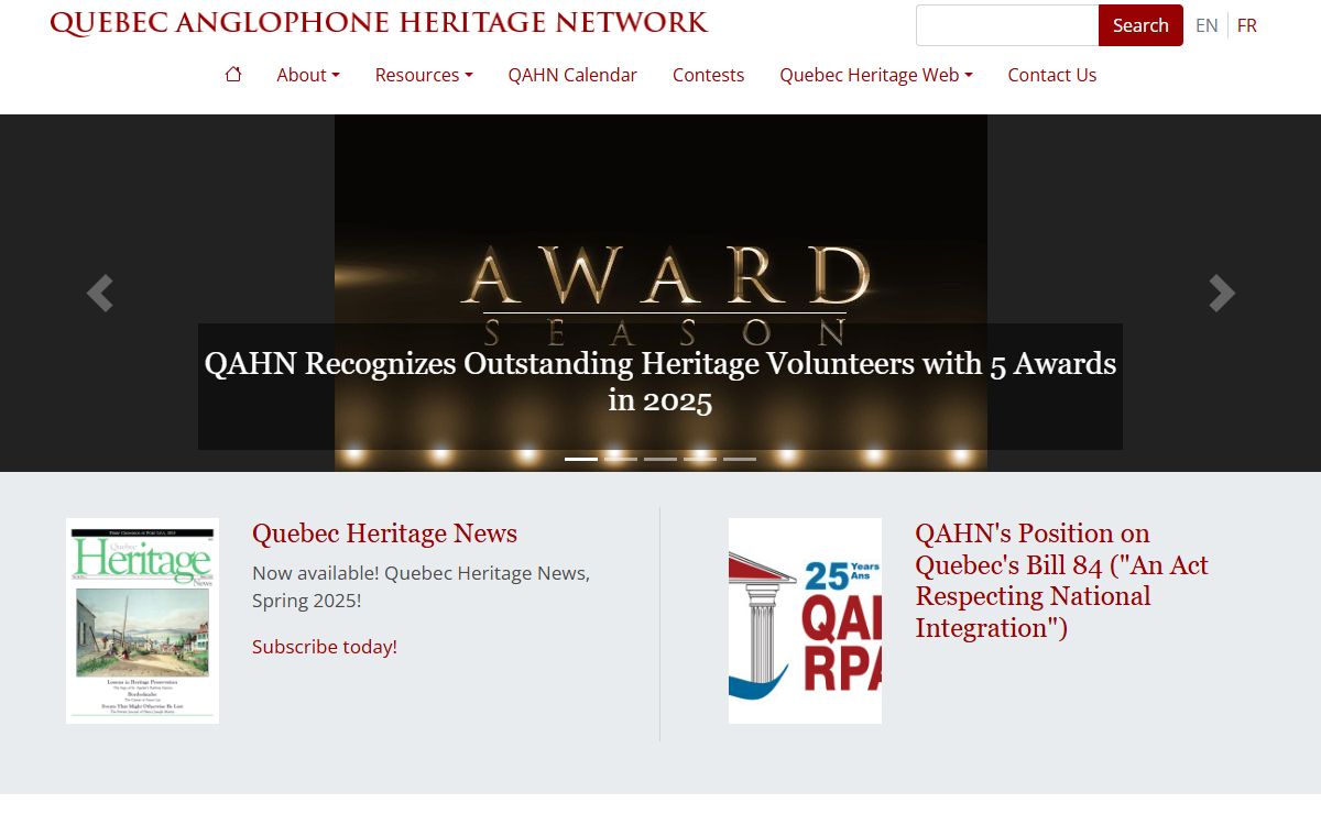 Quebec Anglophone Heritage Network (QAHN) | QAHN