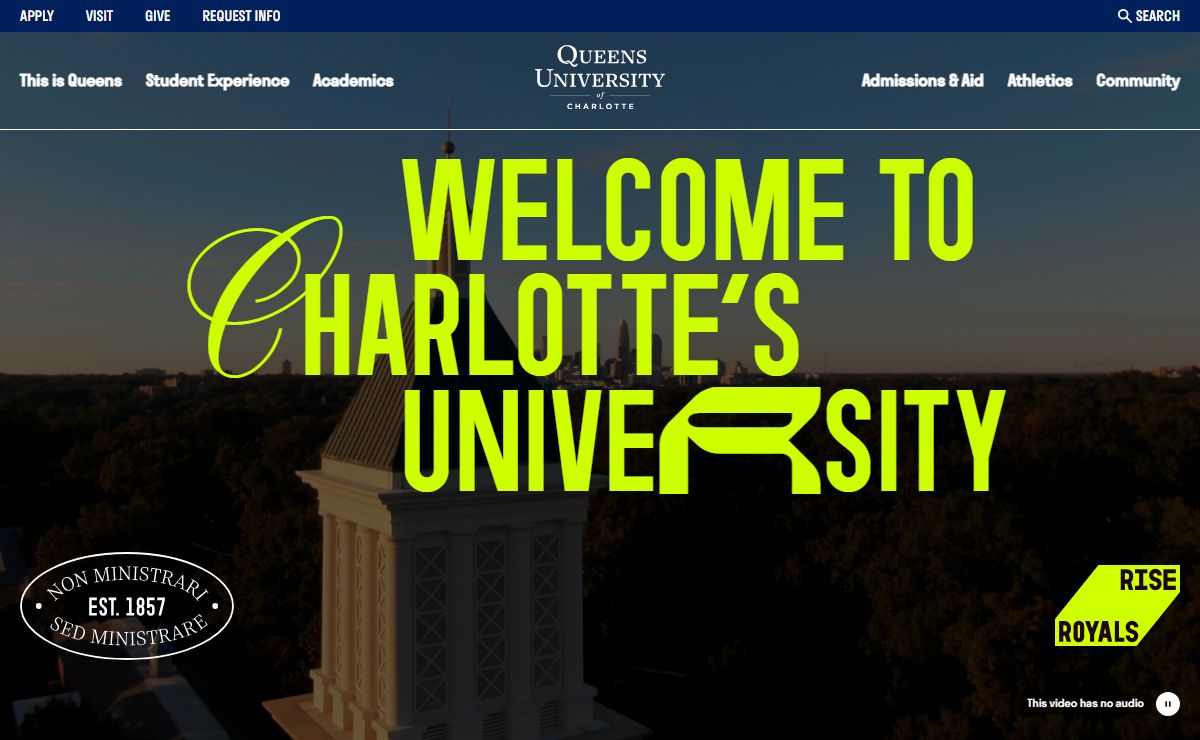 Welcome to Charlotte's University - Queens University of Charlotte