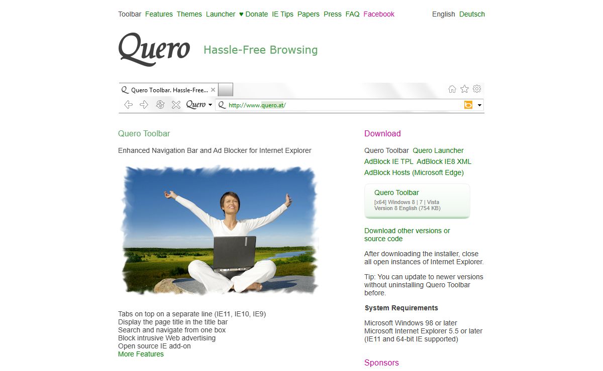 Quero Toolbar. Hassle-Free Browsing