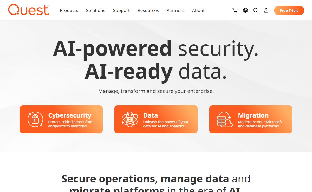 Quest | IT Management | Mitigate Risk | Accelerate Results